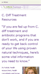 Mobile Screenshot of c-difficile-treatment.com